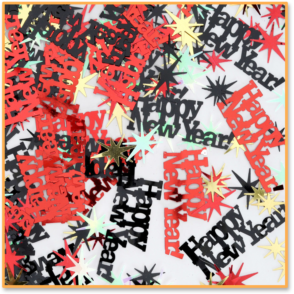 Wholesale Happy New Year Confetti(24x$1.81)