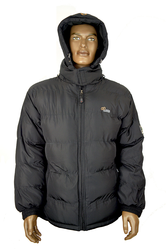 Wholesale Men's Hooded Jackets in Black, S-XL - DollarDays