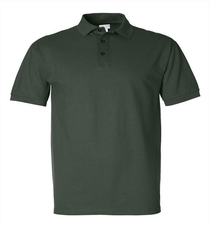 Wholesale Anvil Pique Polo - Forest Green, 2 X | DollarDays