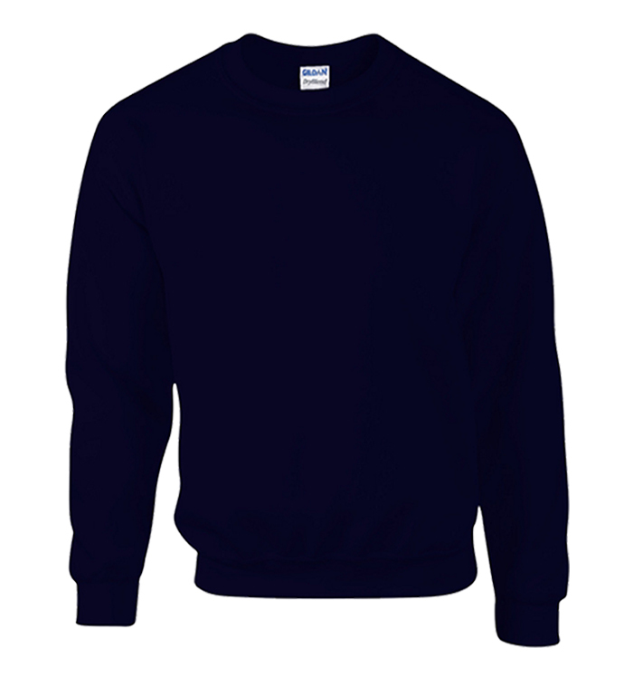 Irregular Gildan Mill Graded Crew Neck Sweatshirt - Navy, 3X