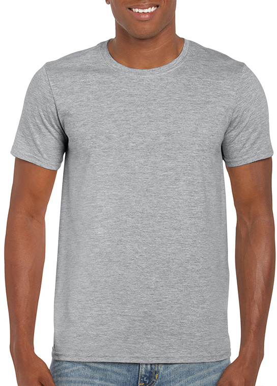 Wholesale Gildan Irregular Soft Style T-Shirt - Sport Grey, XL