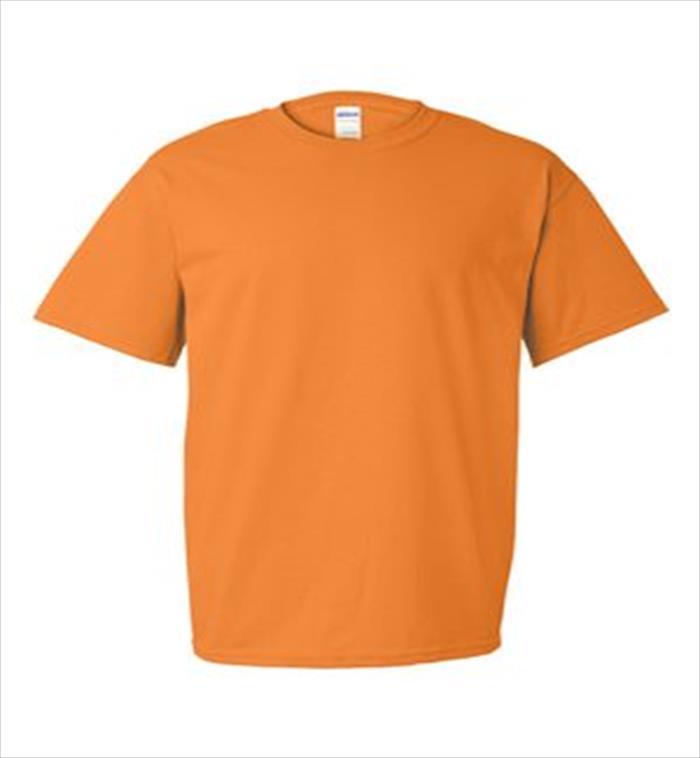 Gildan Irregular Men's Short Sleeve T-Shirt - Tennessee Orange, Small