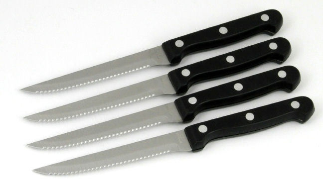 Wholesale 4-Piece Steak Knife Set(72x$3.87)