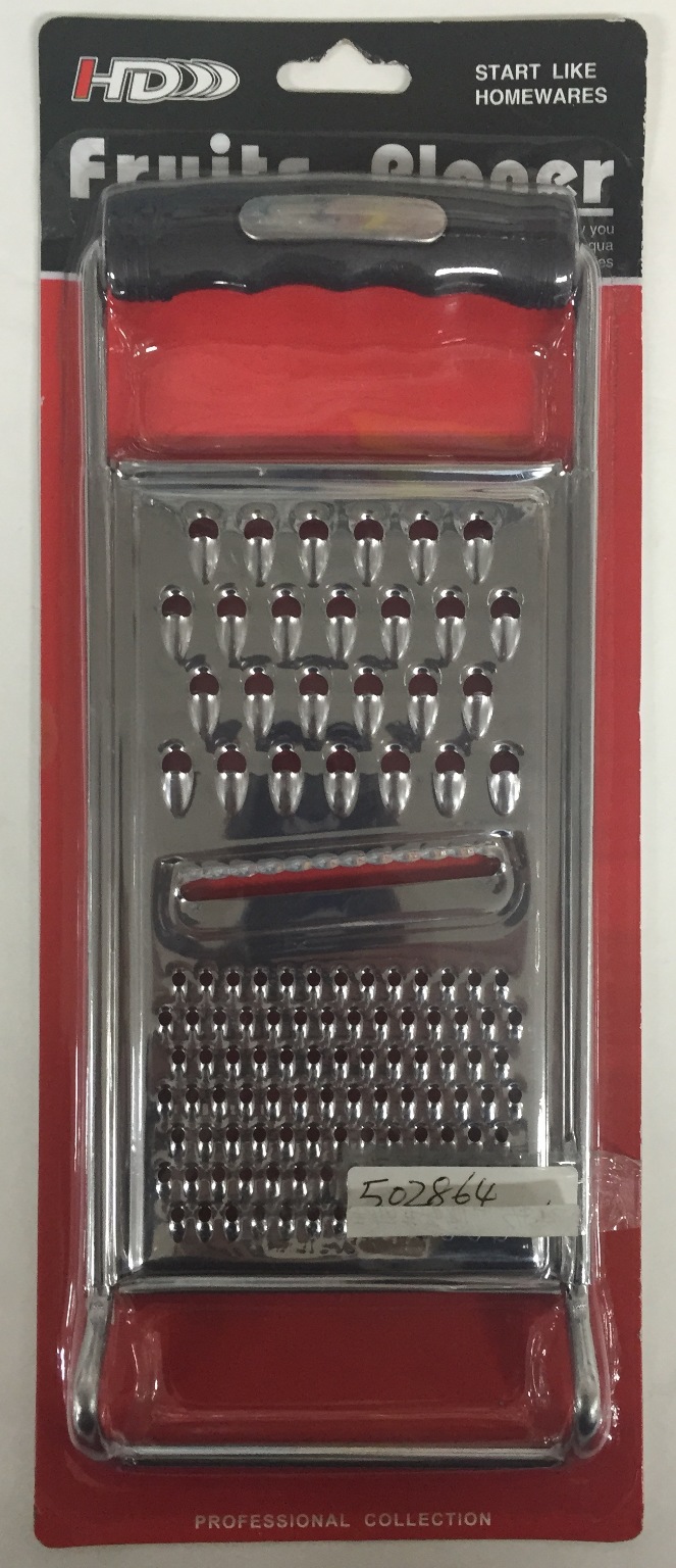 Wholesale Stainless Steel Cheese Grater & Food Shredder(48x$2.20)