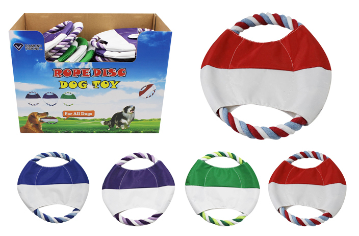 1980799 Dog Rope Disks, Assorted case of 144