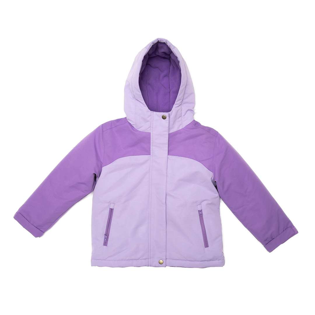 Bulk Youth Fleece-Lined Hooded Jackets, Lilac - DollarDays