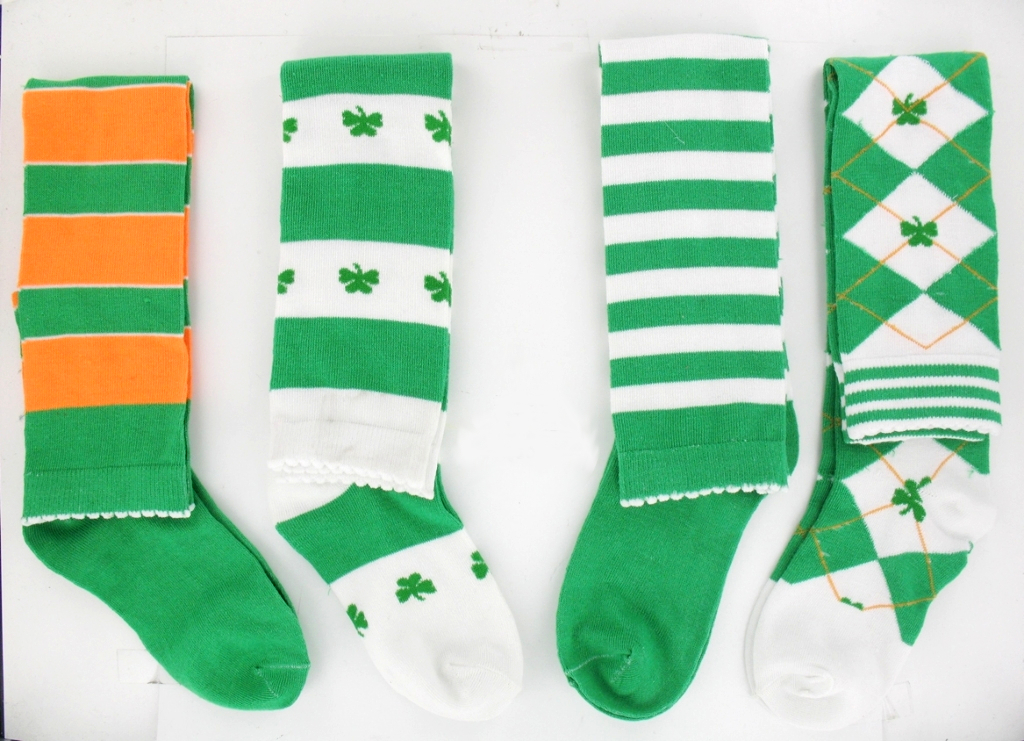 Wholesale St. Patrick's Day Knee High Socks | DollarDays