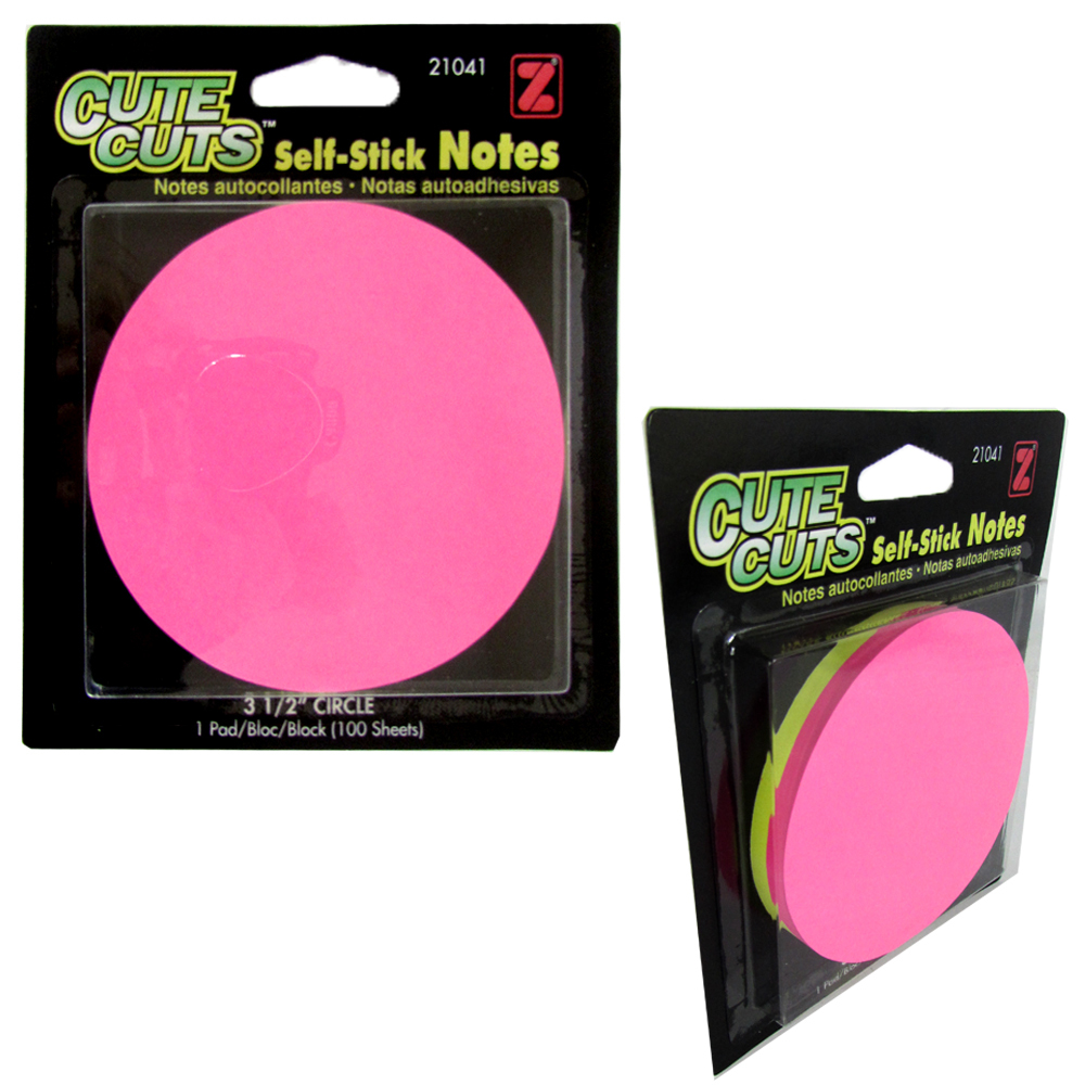 Wholesale Self-Stick Notes - Cute Cuts(36x$0.64)