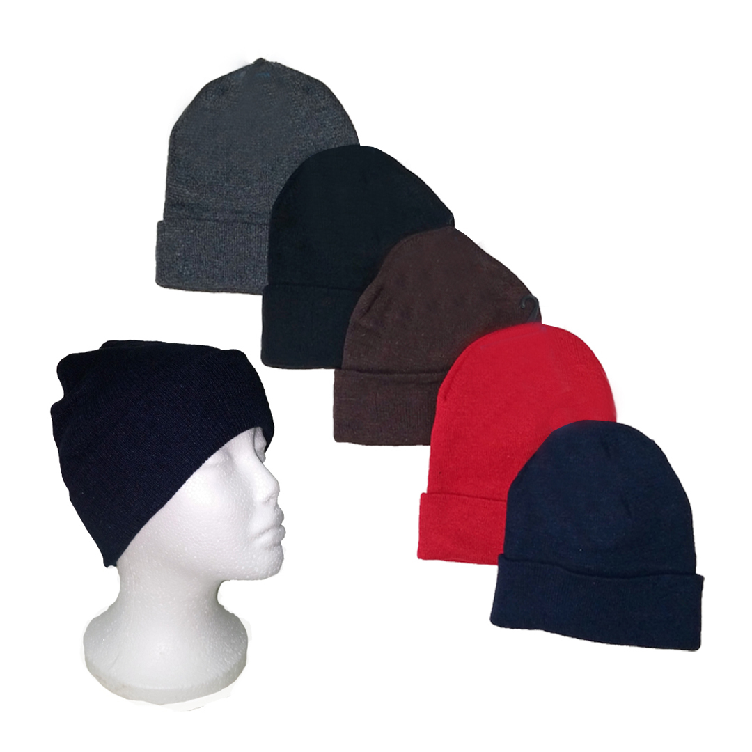 Bulk Adult Winter Wear Hats - Assorted Colors - Wholesale Winterwear