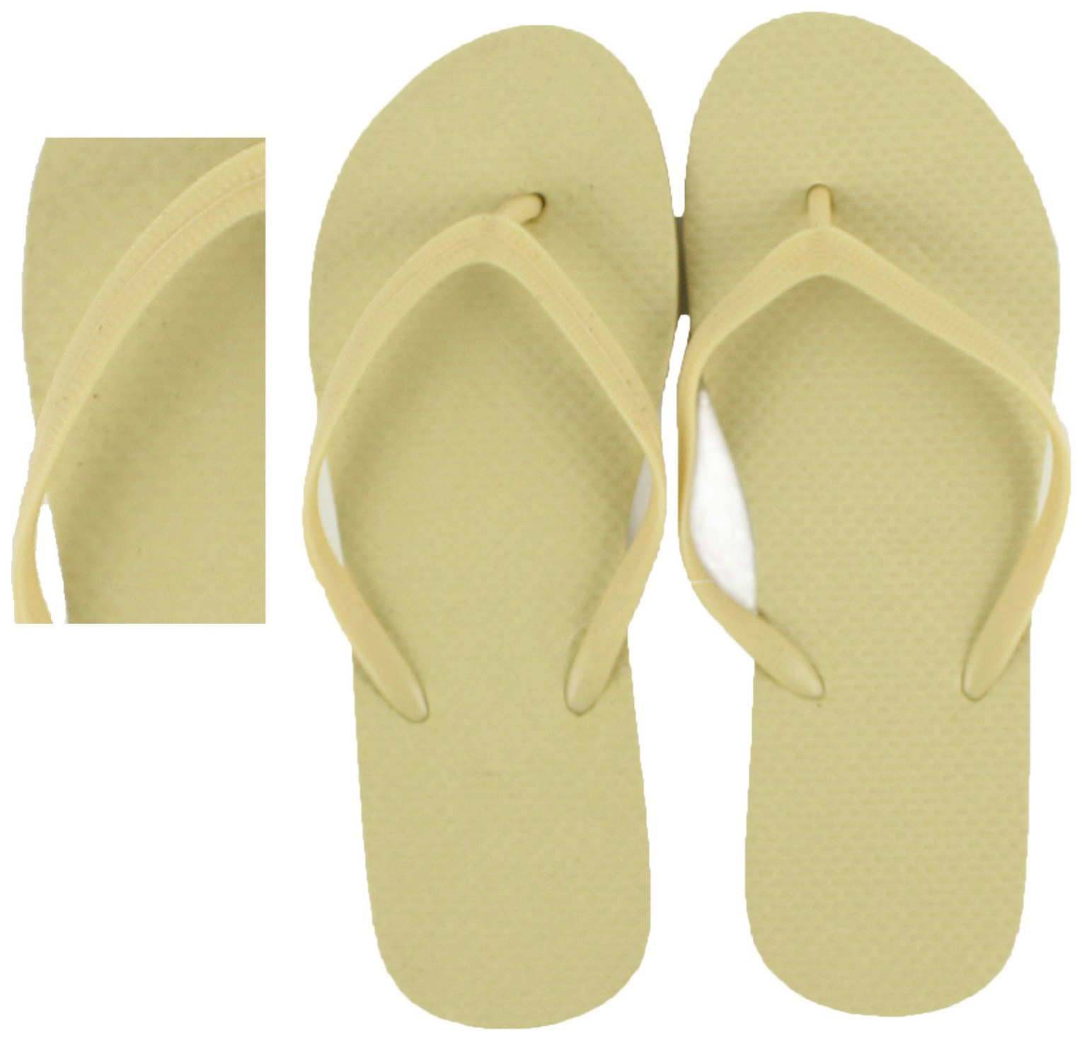 Wholesale Women's Flip Flops - Gold (SKU 2315757) DollarDays