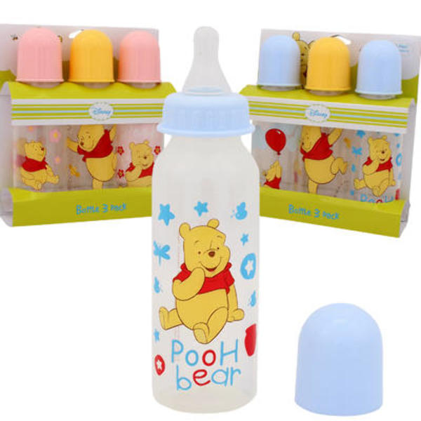 Wholesale Winnie the Pooh 9 Oz. Baby Bottle 3-Pack(72x$4.12)