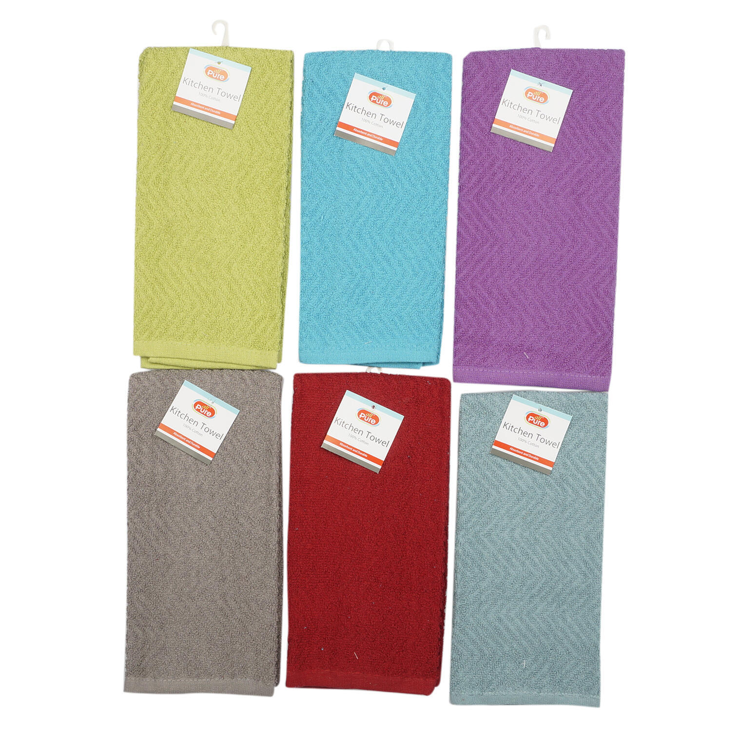 Wholesale Chevron Kitchen Towel - Assorted | DollarDays