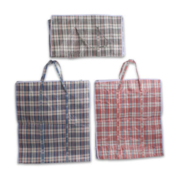 Wholesale Extra Large Plaid Shopping Bag | DollarDays