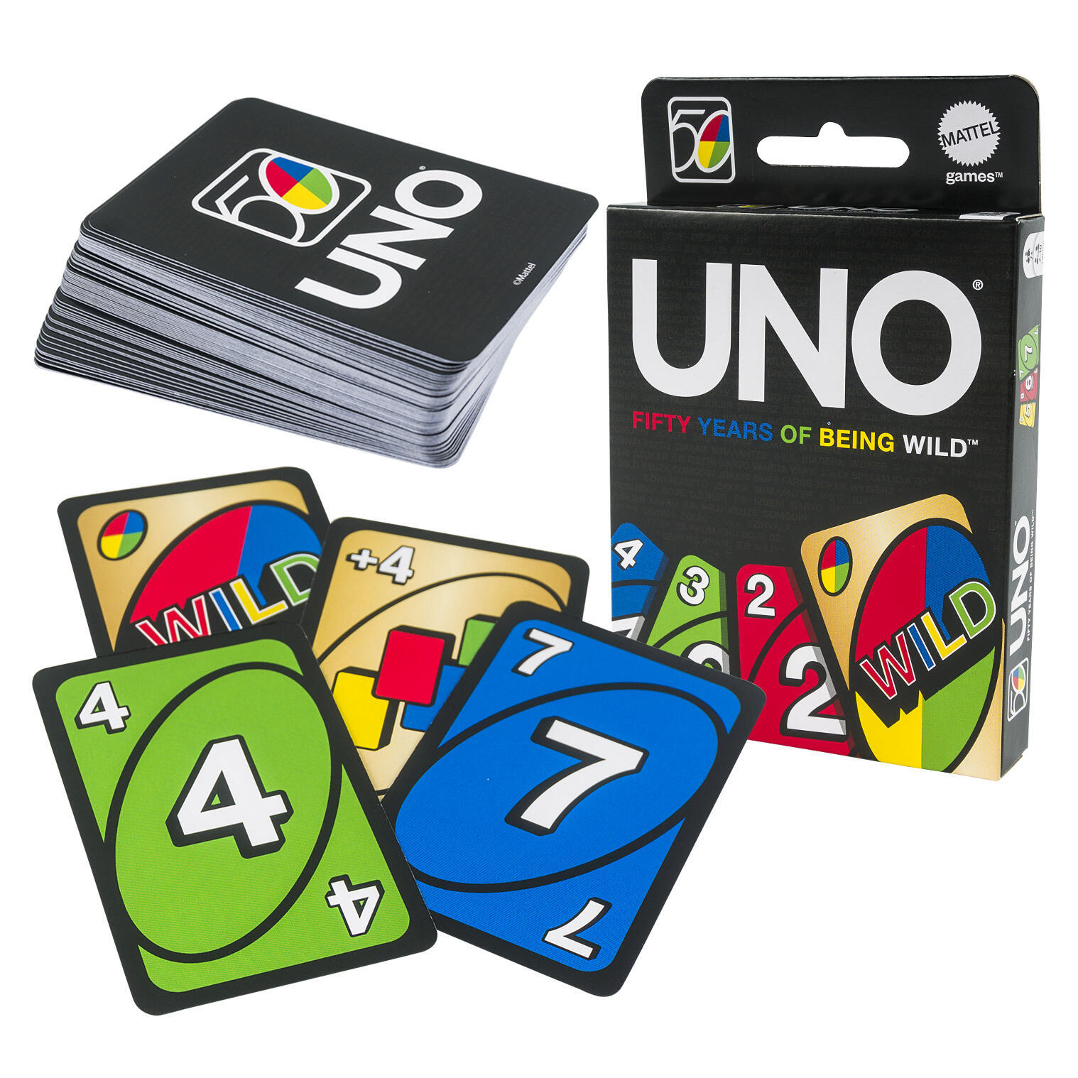 Wholesale Uno 50th Anniversary Playing Cards | DollarDays