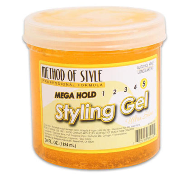 Wholesale Method of Style Mega Hold Styling Gel 38 Oz(24x$1.13)