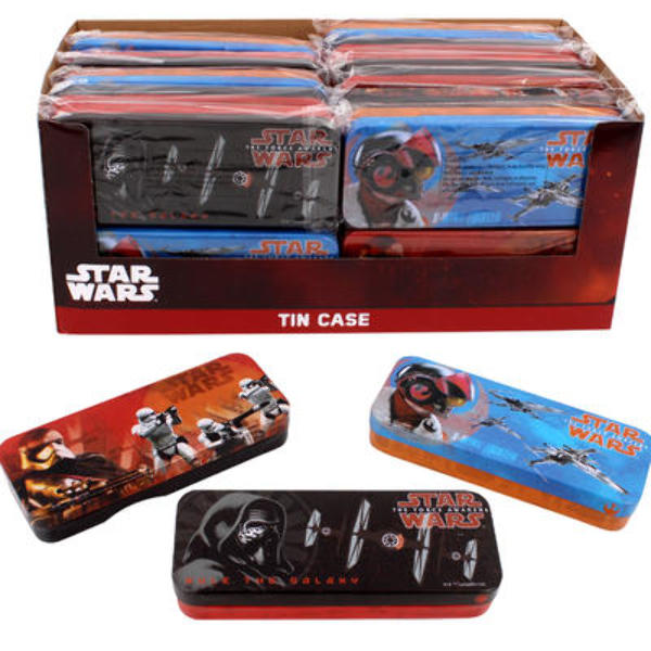 Wholesale Star Wars Episode 7 Tin Pencil Case(24x$1.28)