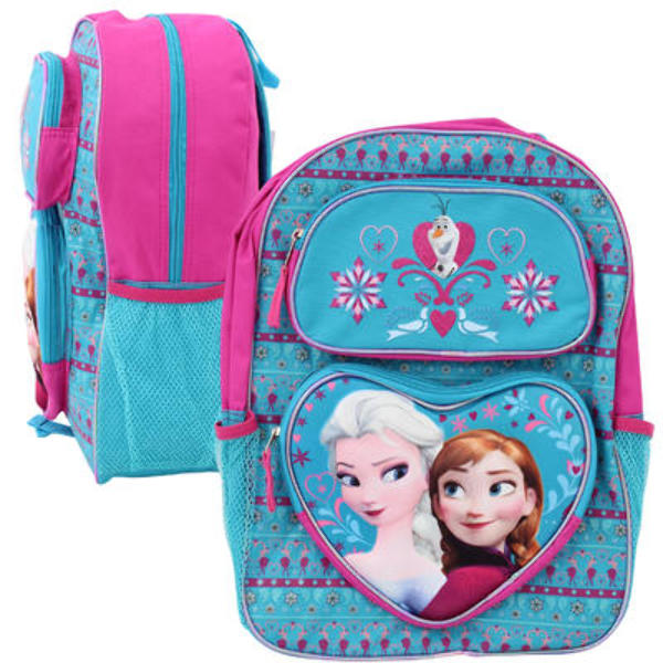 Wholesale 16" Disney Frozen Pop-Up Elsa and Anna Backpack(12x$15.86)