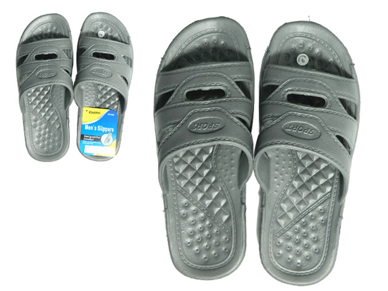 Wholesale Men's Slide Sandals - Assorted Colors | DollarDays