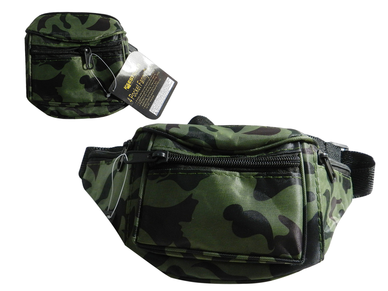 Wholesale Fanny Pack With 4 Pockets(12x$1.70)