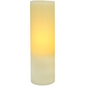 Wholesale 4x12 Flameless Pillar Candle   Ivory (SKU 664462) DollarDays 