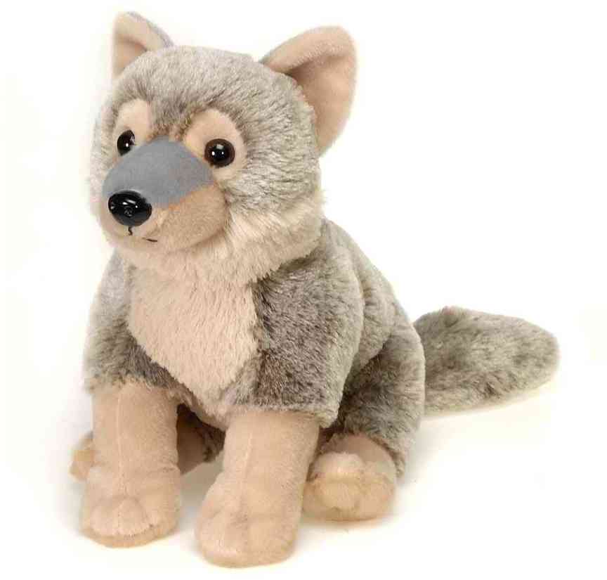 Wholesale Plush Timber Wolf Toys - Sitting Position, 9