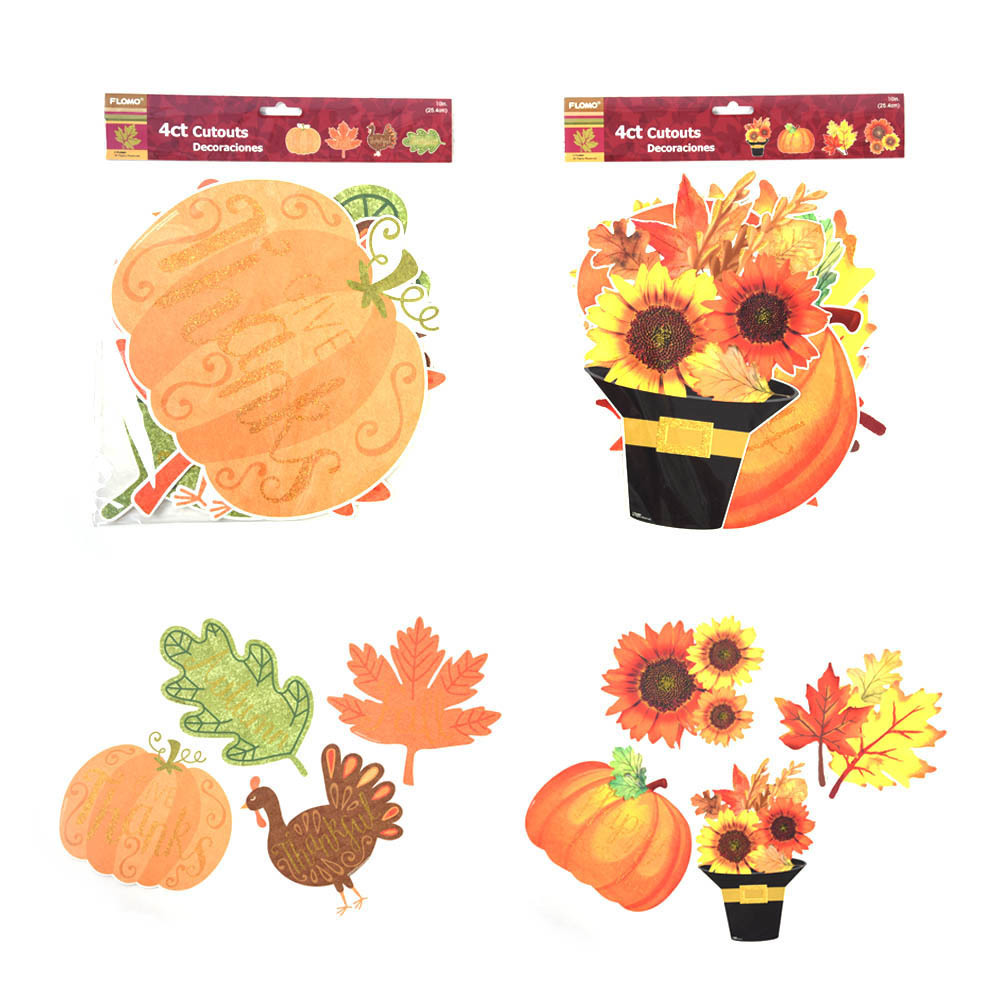 Wholesale Thanksgiving Harvest Cut Outs(72x$1.63)