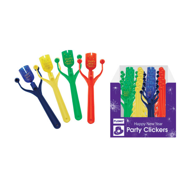 Wholesale Plastic New Year Party Clickers(72x$1.23)
