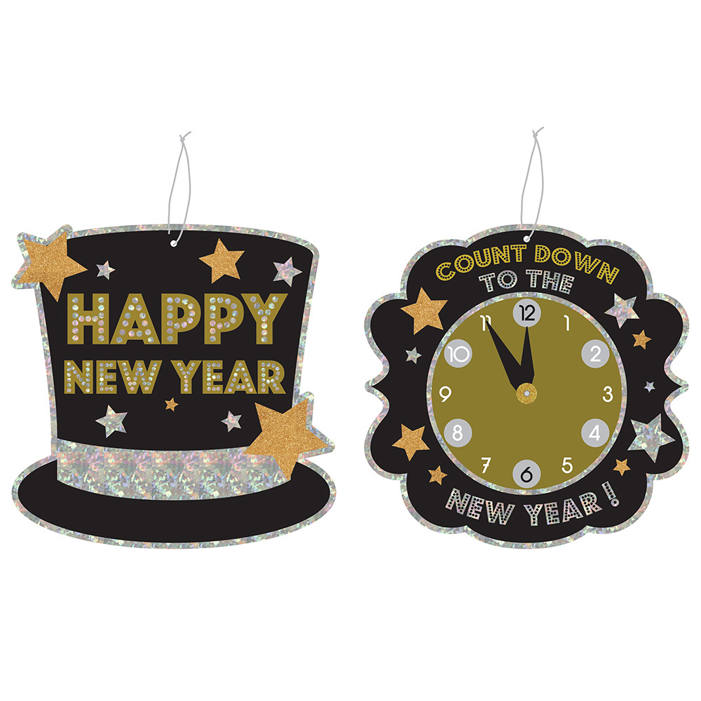 Wholesale New Year's Eve Hanging Decorations(48x$1.39)