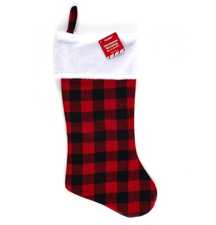 Wholesale Buffalo Plaid Stocking | DollarDays