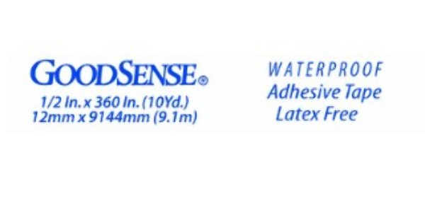 Wholesale GoodSense Waterproof Tape 1 / 2" x 10 Yds(24x$1.88)