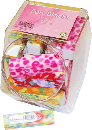 Wholesale GoodSense Fun Blocks 4 Way Nail Files(120x$0.90)