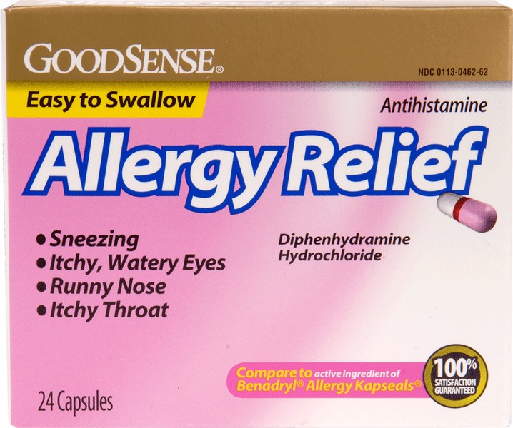 Wholesale GoodSense Allergy Relief Capsules 24 CT(24x$2.26)
