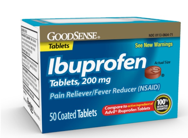 Wholesale GoodSense Ibuprofen Tablets - 200 mg, 50 Pack