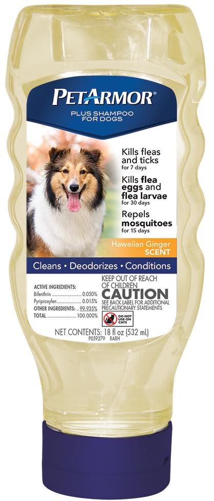 Petarmor + Flea & Tick Shampoo Dog - Hawaiian Ginger S(12x$11.85)