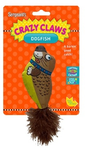 Sergeant's Crazy Claws Fish Tales Cat Toy 1 CT(12x$2.06)