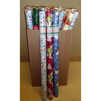 Wholesale Christmas Gift Wrapping Paper - 100 SQ. Ft. Roll