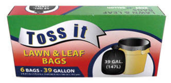 Wholesale 39 Gallon Jumbo Trash & Lawn Bags(24x$1.44)