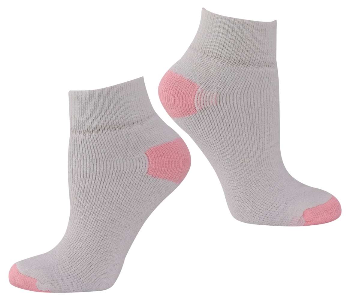 Wholesale Men's Sport Ankle Socks - 9-11, 3 Pack, White