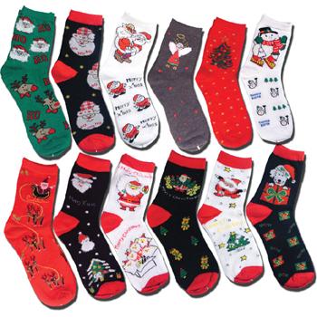 Wholesale Christmas Socks (SKU 358557) DollarDays