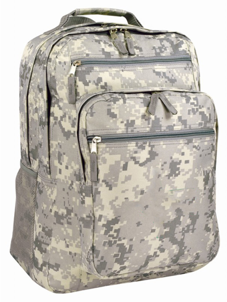 Wholesale Camo Backpack - Multi-pocket, 16