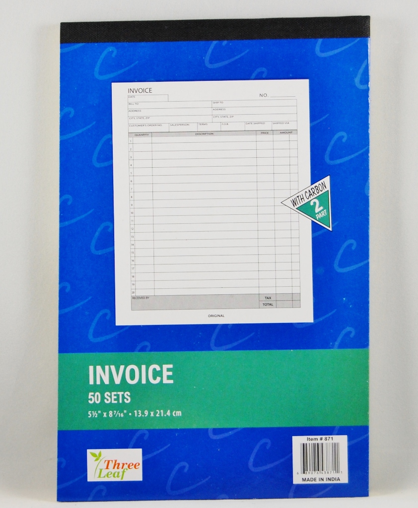 Wholesale Invoice Book With Carbon - 5.5