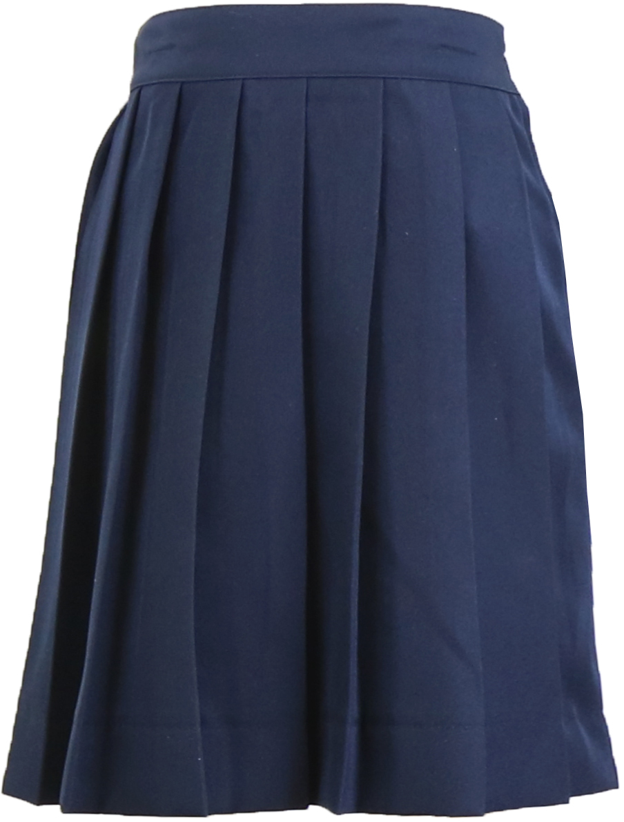 Wholesale Girl's School Uniform Skirts - Size 7-14, Navy - DollarDays