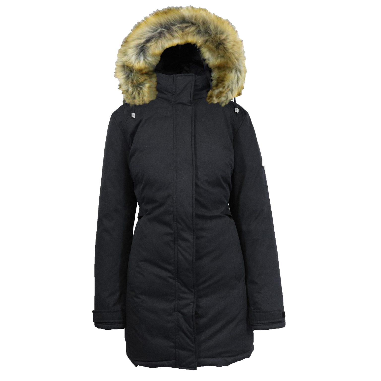 Wholesale Women's Heavyweight Parkas - S-2X, Black