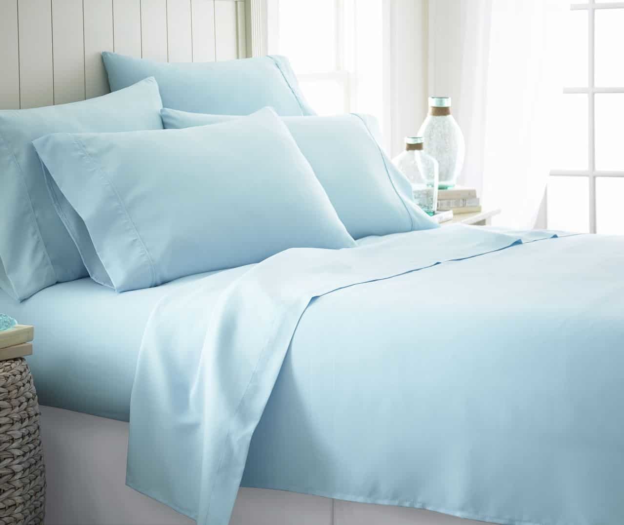 Soft Essentials Double-Brushed Microfiber 6 Piece Bed Sheet(12x$18.36)