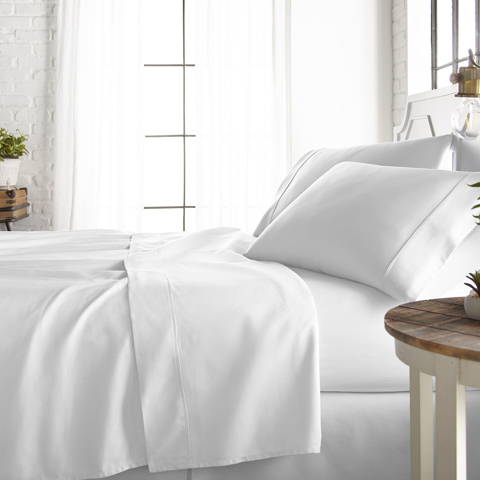 Twin 800 Thread Count 3-Piece Cotton Rich Sheet Set - White(12x$54.06)