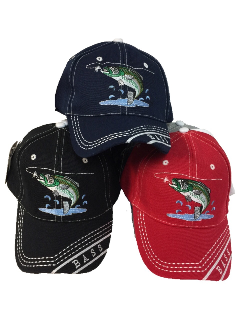 Wholesale Bass Fishing Baseball hat (SKU 2315041) DollarDays