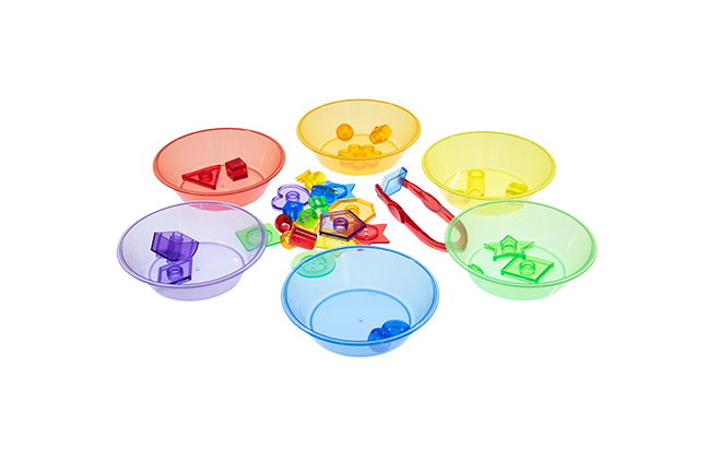 Wholesale Play Bowls - Translucent, 6 Colors, 5.7