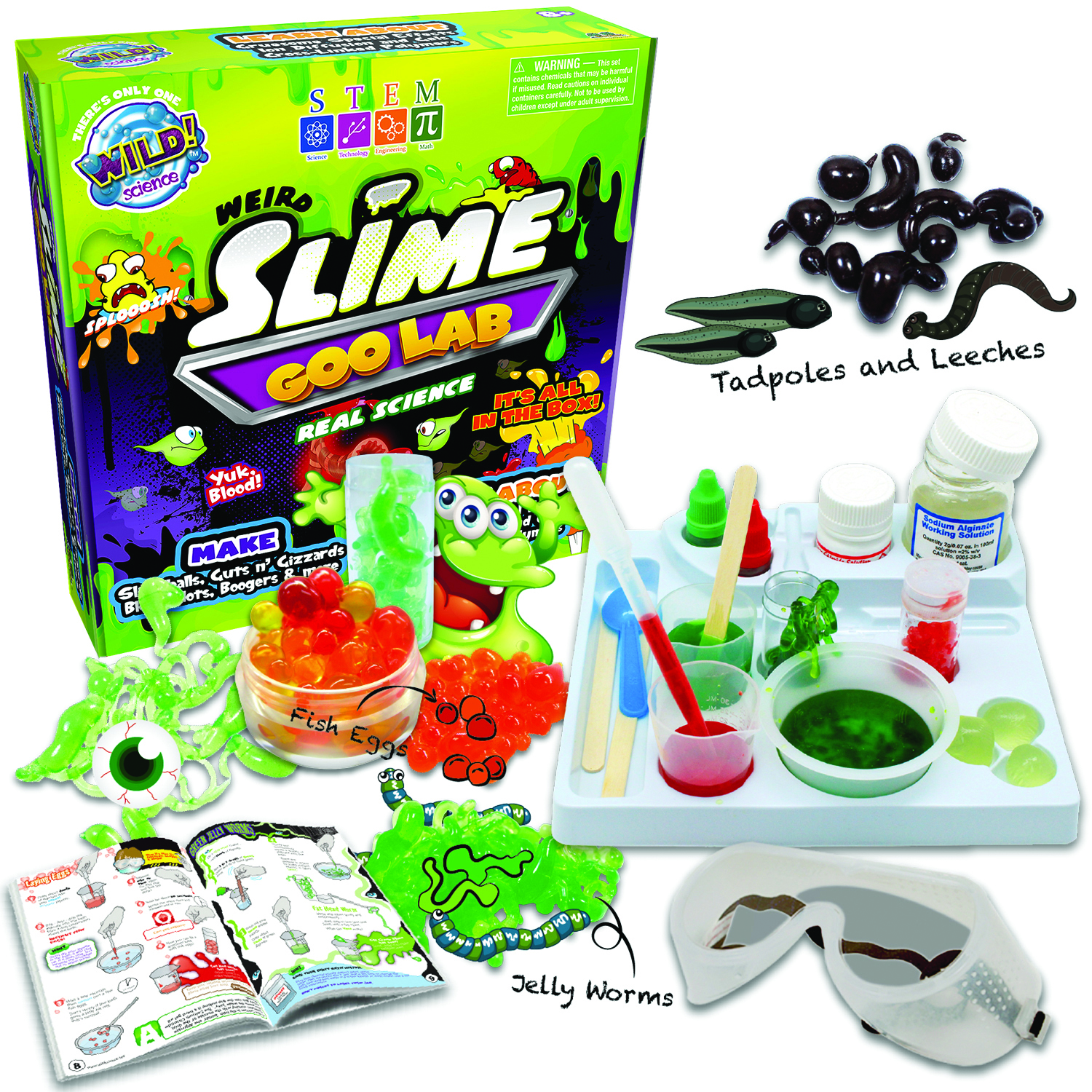 Wholesale Wild Science Weird Slime Goo Lab | DollarDays