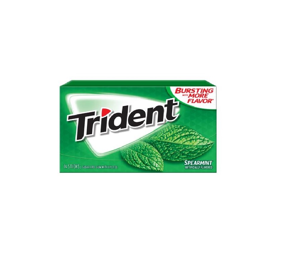 9785346 1.168 oz Sugar Free Spearmint Chewing Gum - 14 Piece