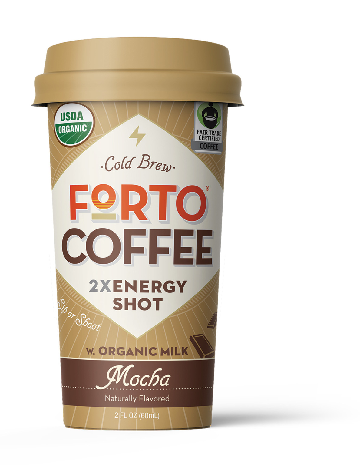 Wholesale Forto Coffee Energy Shot Mocha 2Oz(36x$2.73)
